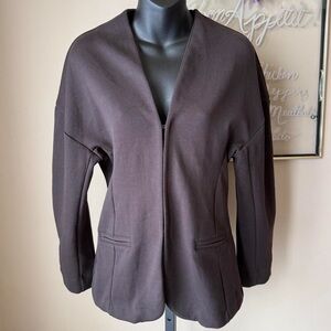 Dark Brown Blazer Zara